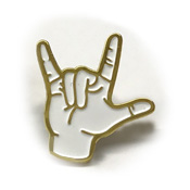 asl love pin