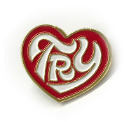 try heart pin